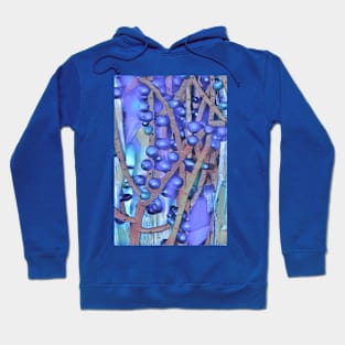 Abstract Blueberries Hoodie